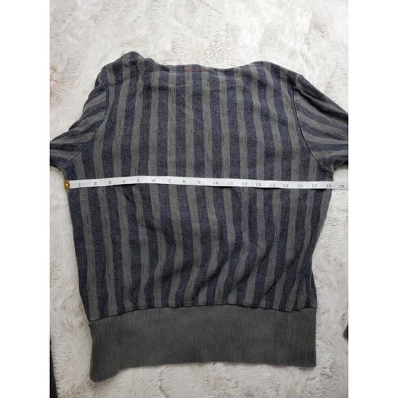 People Of Leisure Stripe Drawstring Long Sleeve Hoodie Size S - Picture 11 of 12